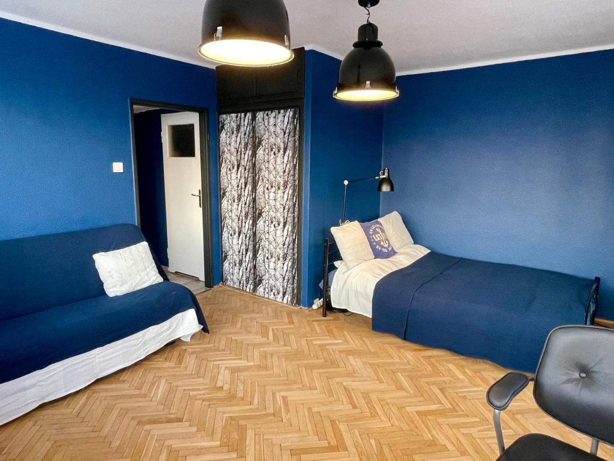 Super Apartament BLUE Ścisłe Centrum Dwie Linie Metra Netflix WiFi 300 Mbs Panorama Miasta Warschau Exterior foto