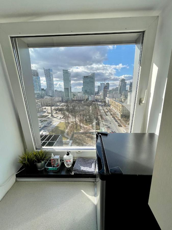 Super Apartament BLUE Ścisłe Centrum Dwie Linie Metra Netflix WiFi 300 Mbs Panorama Miasta Warschau Exterior foto